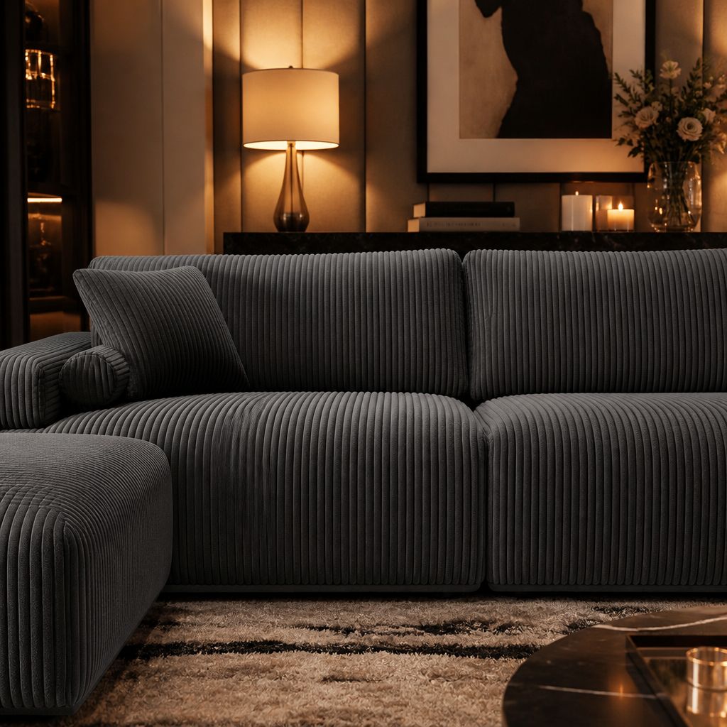 Oversized Corduroy Sofa — lifestyle image 3